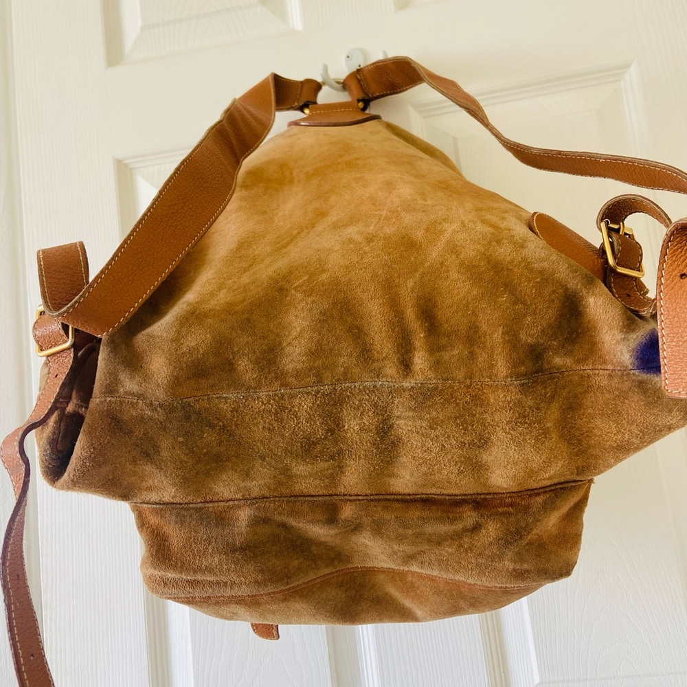 Gucci Suede Leather Caramel Backpack - Picture 5 of 12